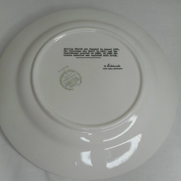 Commemorative Souvenir Plate Methodist Church - Picture 7 of 7